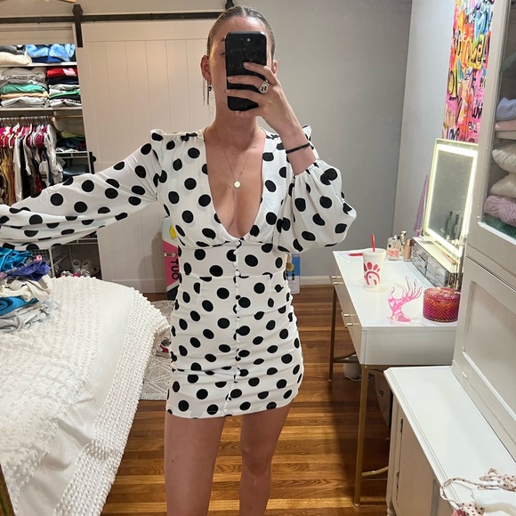 Polka Dot Summer Dress - Picture 4 of 6